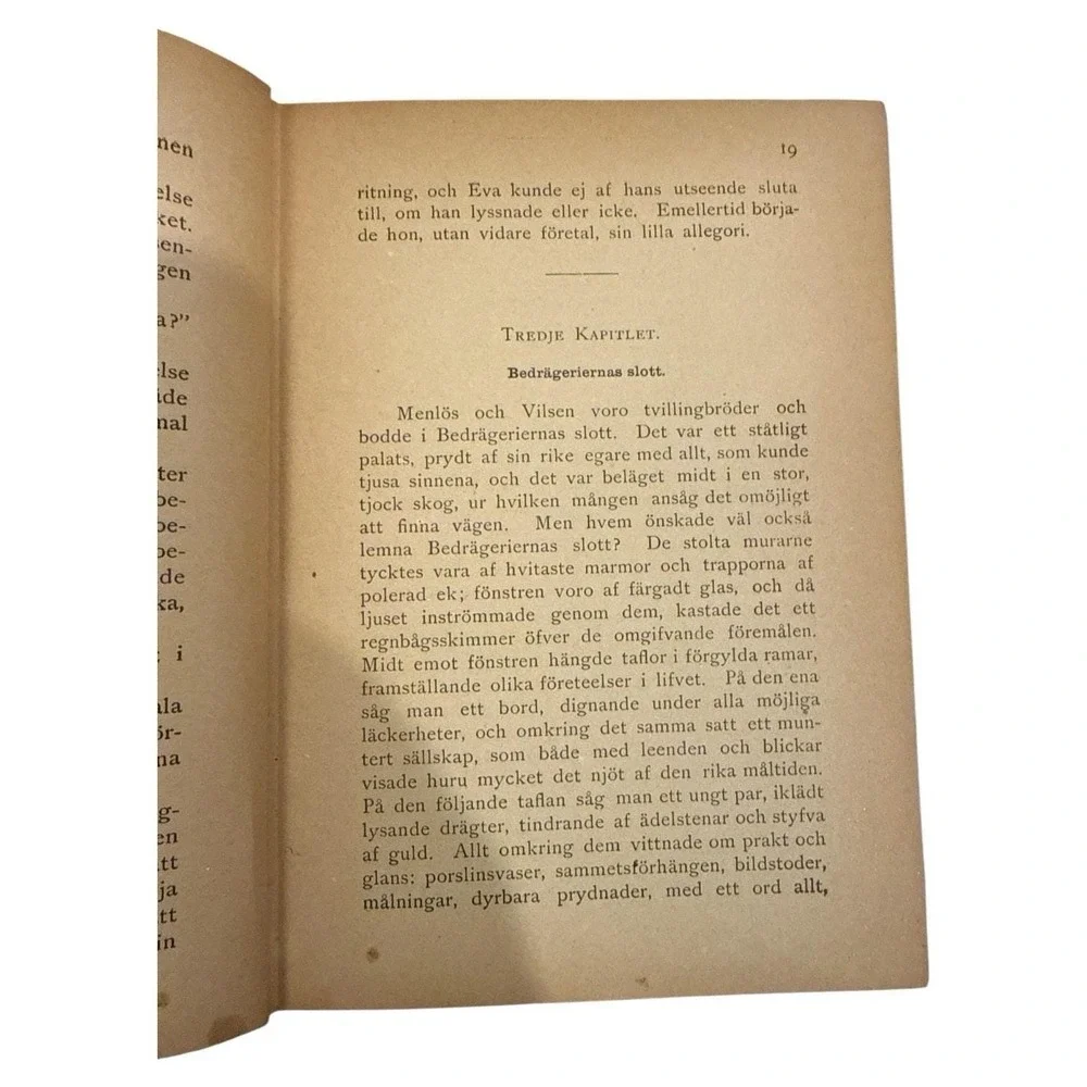 Silfrverskrinet‎ Berattelse Af A.L.O.E. 1891 Antique Swedish Book